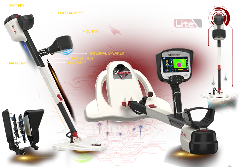 德國Vertex頂點Quantum Lite 量子地面掃描儀黃金探測器地下金屬探測器